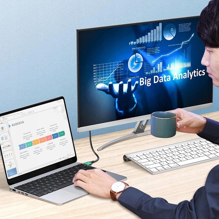 Kabel PRZEWÓD ZŁĄCZE ULTRA HIGH SPEED 2.1 UHD 8K 4K 8 m POZŁACANY HDMI HDMI