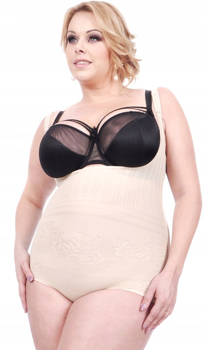 Orirose BODY mocno WYSZCZUPLAJĄCE brzuch MODELUJĄCE talię pośladki SIZE+