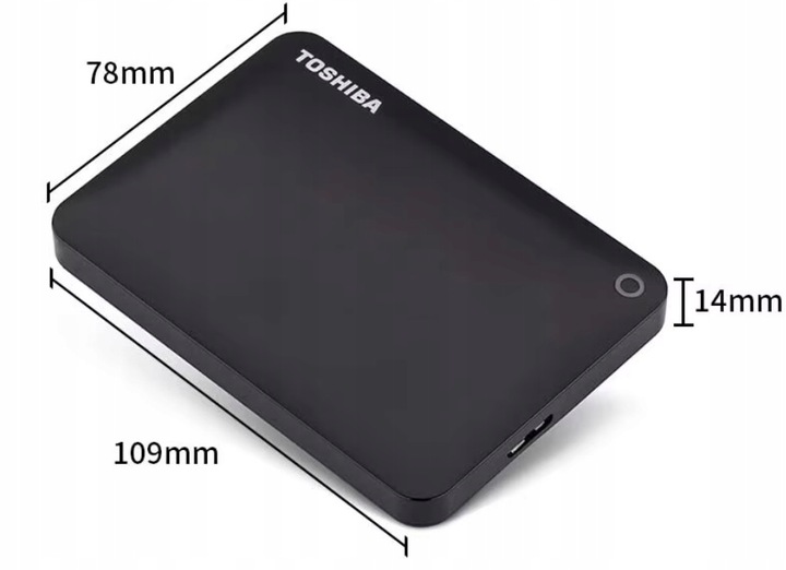 Toshiba Canvio Basics 2TB USB 3.0 Black