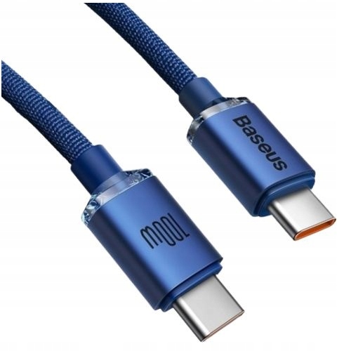 BASEUS MOCNY KABEL USB-C SZYBKIE ŁADOWANIE TYPE-C PD 100W QC 3.0 5A 1.2M
