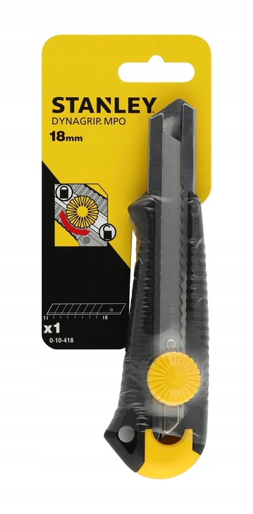STANLEY 0-10-418 NÓŻ DYNAGRIP Z ŁAMANYM OSTRZEM