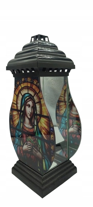 ZNICZ KAPLICZKA DUŻA Z WITRAŻEM MATKI BOSKIEJ