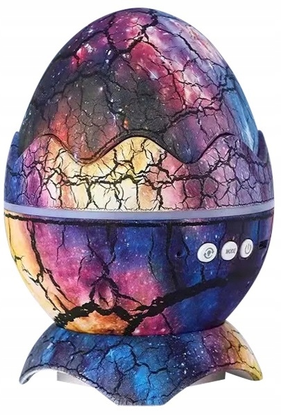 PROJEKTOR GWIAZD LAMPKA NOCNA RZUTNIK LED JAJO DINOZAURA DLA DZIECI PREZENT