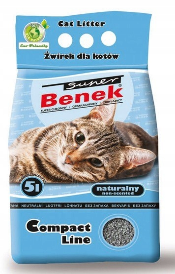 MIX Żwirków Benek Cat Royale Naturalny żwirek dla kota 25l (5x5l)