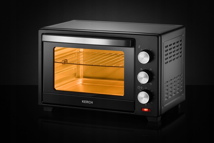 PIEKARNIK ELEKTRYCZNY TERMOOBIEG ROŻNO GRILL KERCH RENE 25L 1600W