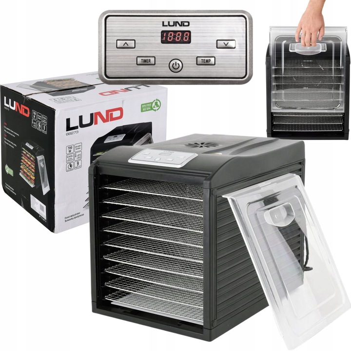 SUSZARKA SPOŻYWCZA DO GRZYBÓW WARZYW OWOCÓW ZIÓŁ 700 W