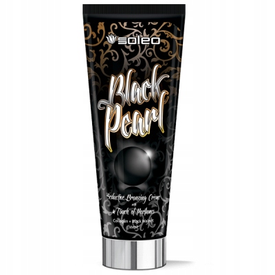 Soleo Black Pearl bronzer z kolagenem do opalania w solarium i na słońcu