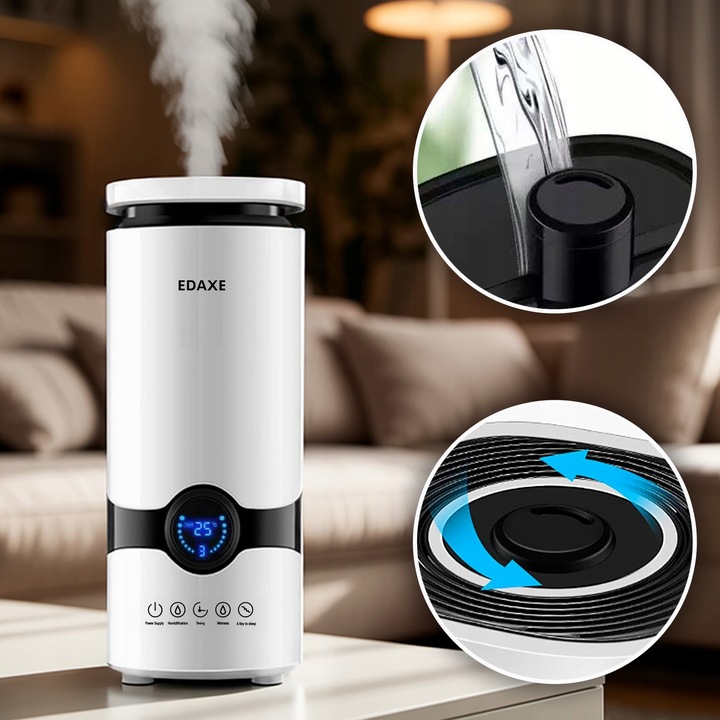 NAWILŻACZ POWIETRZA ULTRADŹWIĘKOWY AUTOMATYCZNY AROMATERAPIA DYFUZOR