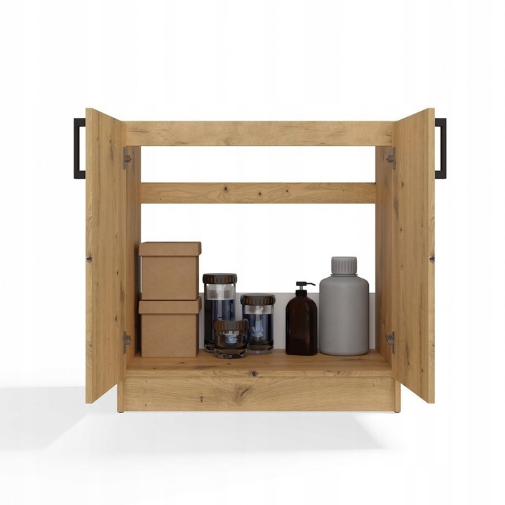 SZAFKA KUCHENNA DOLNA POD ZLEWOZMYWAK KATIA 80 CM DĄB ARTISAN