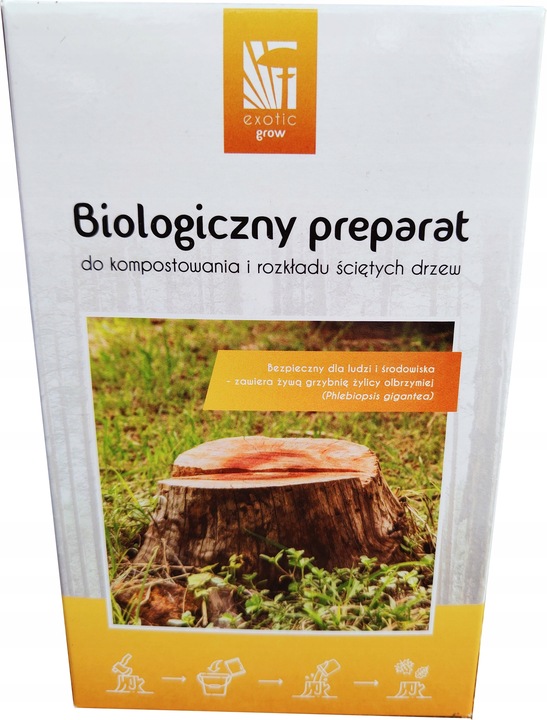 Grzybnia do rozkładu pni i korzeni 750ML NATURALNA