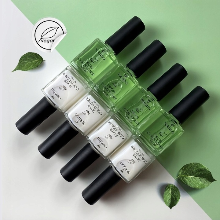Yokaba Nail Spa Silver Conditioner mleczna odżywka do paznokci perłowa