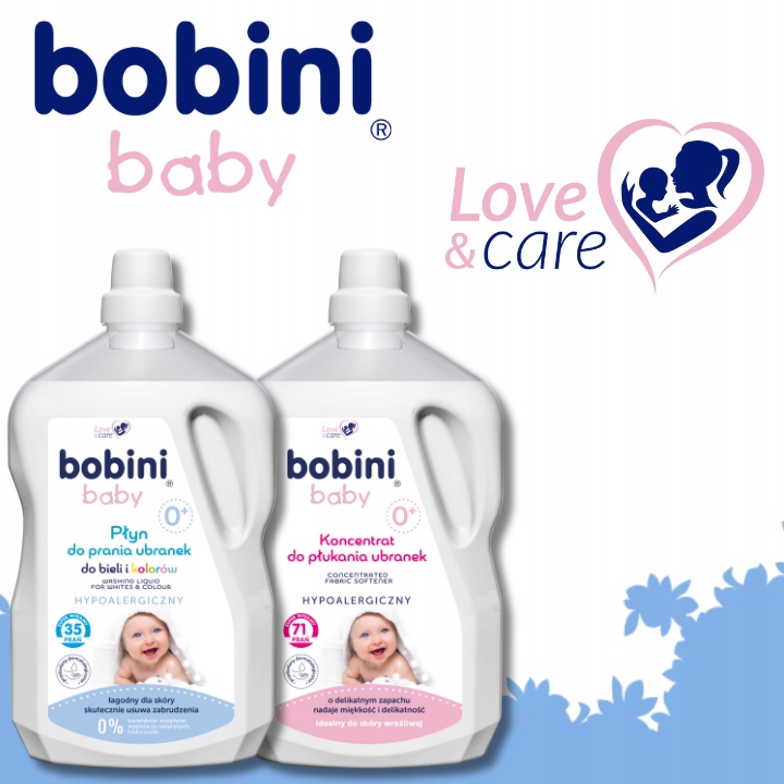 Bobini Baby Hipoalergiczny Płyn do Prania dla Dzieci 5l 70 prań