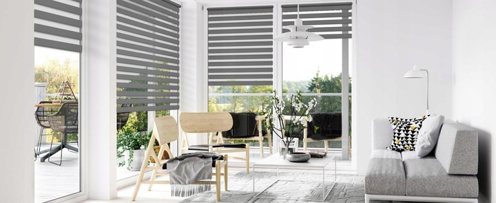 Roleta Dzień Noc na Wymiar 100x140 cm z Napinaczem