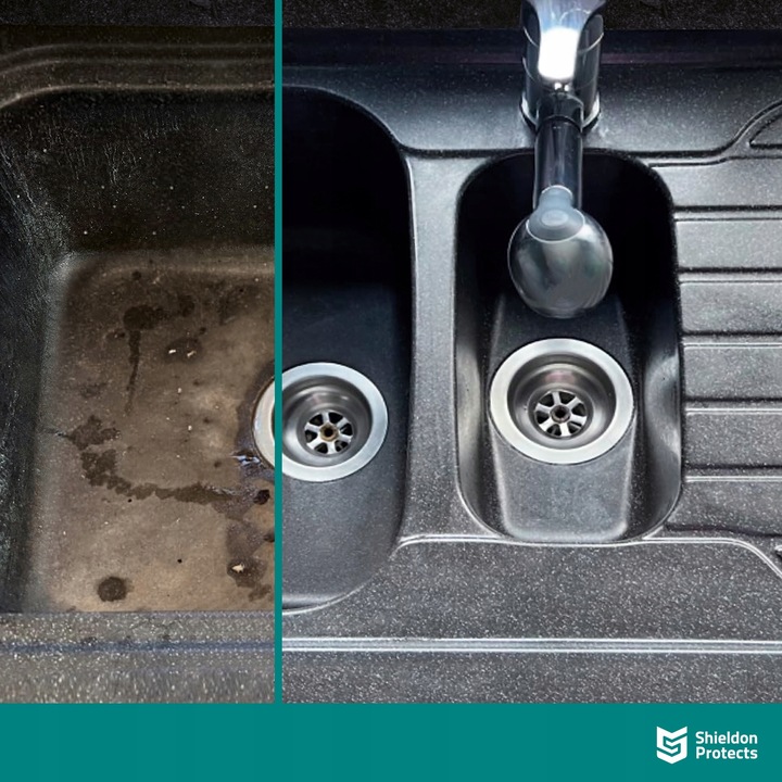 Zestaw do czyszczenia zlewu granitowego WOW + SUPER + impregnat SINK