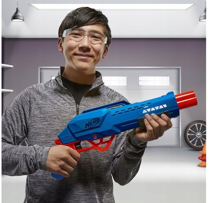 Precyzyjny Pistolet Karabin Nerf Alpha Strike+40 Strzałek Zestaw Na Prezent