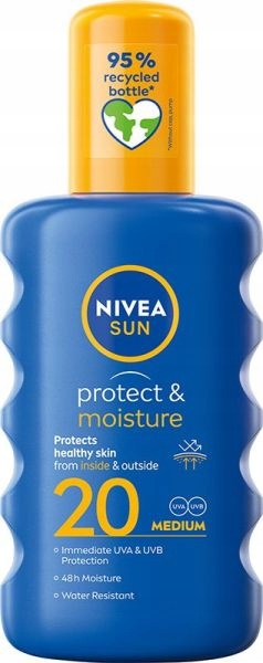Nivea Sun Protect & Moisture SPF 20 SPRAY Nawilżający 200 ml 7674