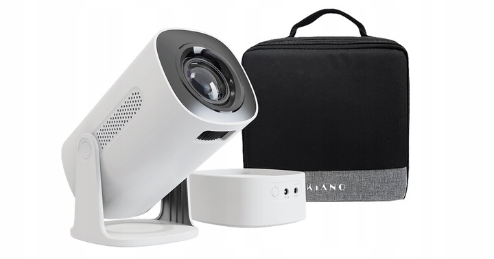 Bezprzewodowy Rzutnik KVTS01 projektor miracast 4k bateria w zestawie Etui