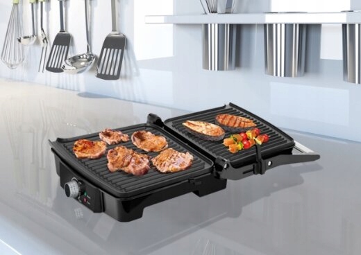 Grill elektryczny MPM MGR-09M kontaktowy 2000W