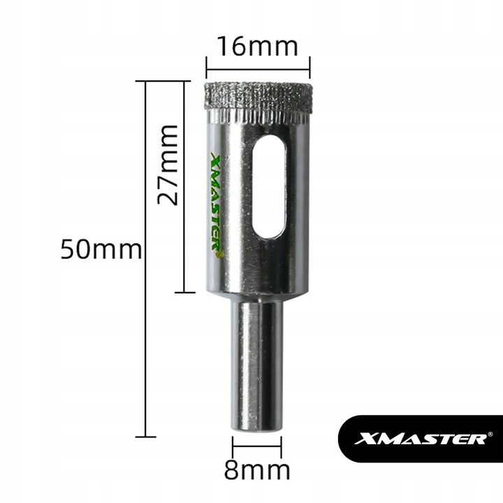 OTWORNICA DIAMENTOWA KORONKA DO PŁYTEK GLAZURY GRESU ZESTAW ⌀ 6-68mm