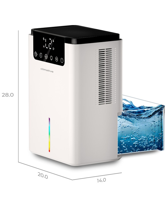 Cichy osuszacz powietrza domowy LUXE 2000ML UV pochłaniacz wilgoci XXL