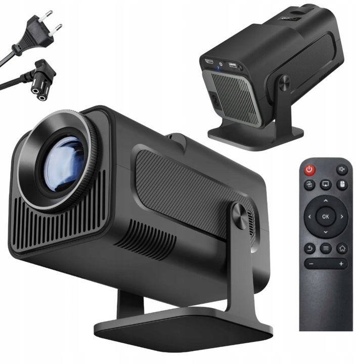 PROJEKTOR RZUTNIK PRZENOŚNY HY320 SMART FULL HD LED ANDROID WiFi TV 150"