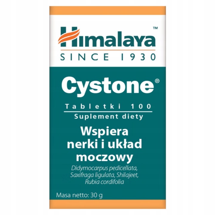 HIMALAYA Cystone 100 tabl. Wspomaga układ moczowy i nerki