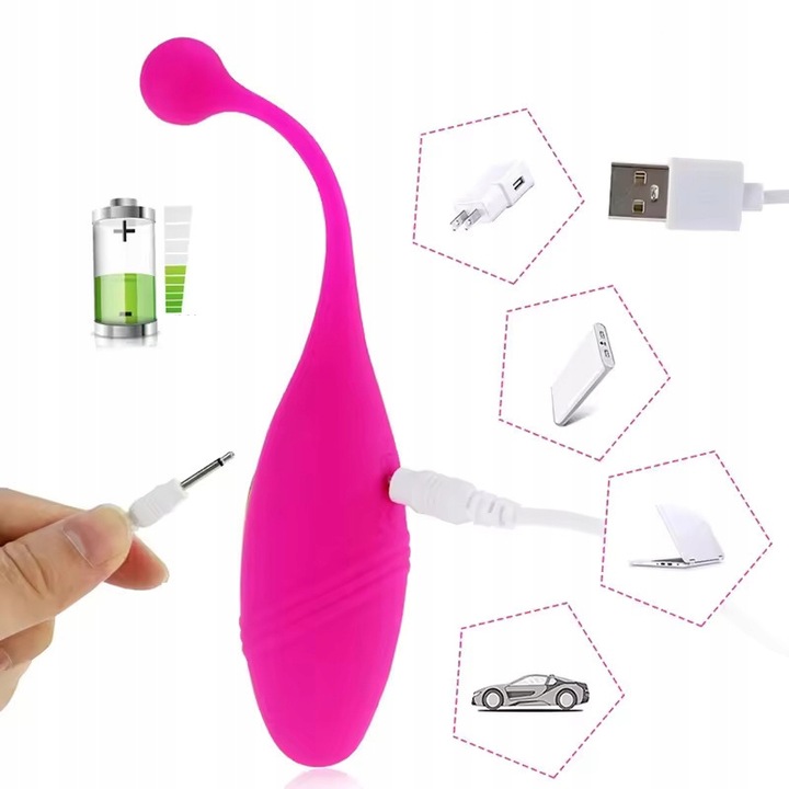 WIBRATOR JAJECZKO WIBRUJĄCE Z APLIKACJĄ - MOCNE DOZNANIA