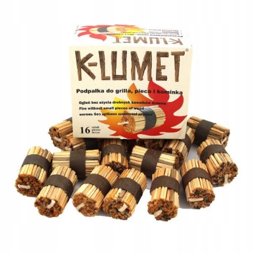 Podpałka Ekologiczna do Kominka, Pieca K-LUMET 32 szt. Rozpałka
