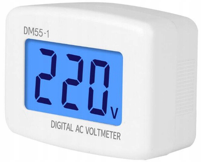 Cyfrowy woltomierz tester miernik napięcia w sieci w gniazdku AC 80-300V