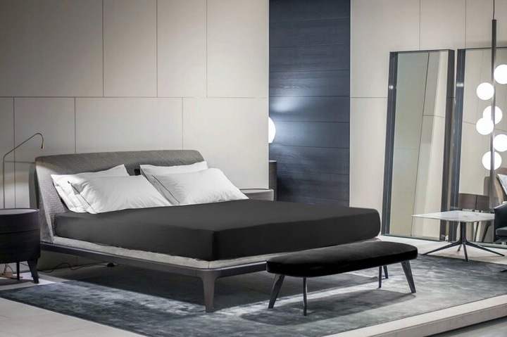 Prześcieradło 100% Bawełna CZESANA 240x220 + 30cm z GUMKĄ na wysoki