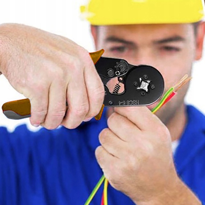 Zaciskarka do Tulejek Praska do Konektorów Kabli + 1200 Końcówek 0,5 -