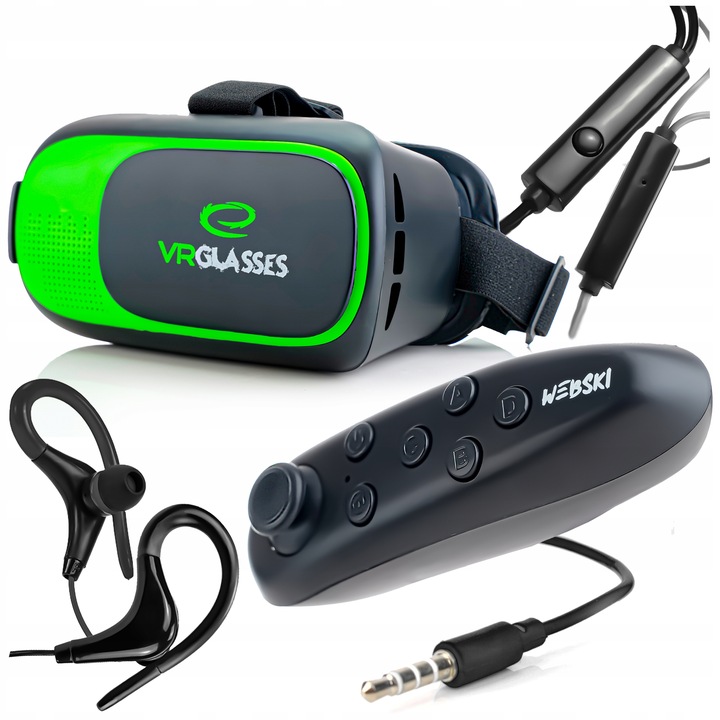 POMYSŁ NA PREZENT DLA 10 11 12 13 LATKA POD CHOINKĘ GOGLE VR 360 3D + PAD