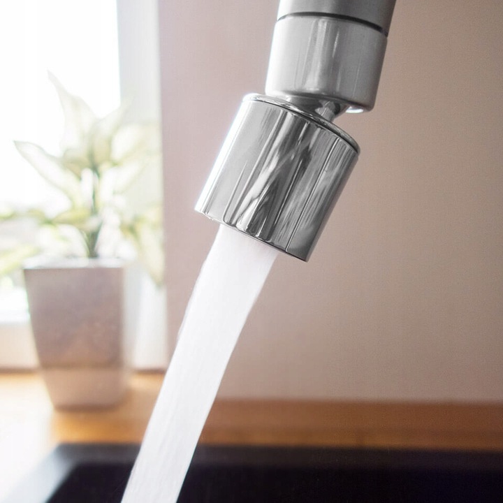 2-FUNKCYJNY nie chlapiący PERLATOR do baterii kuchennej Z PRZEGUBEM