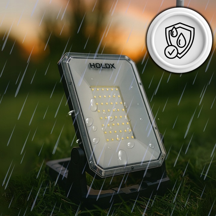 LAMPA ROBOCZA HALOGEN LED DO DEWALT Z USB 6500K PRZENOŚNA BUDOWLANA