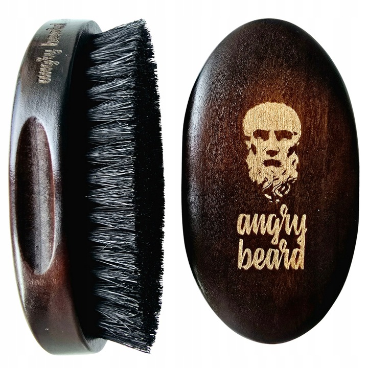 Angry Beard Legendarna Mitologiczna Szczotka do Brody z włosiem Dzika 100%