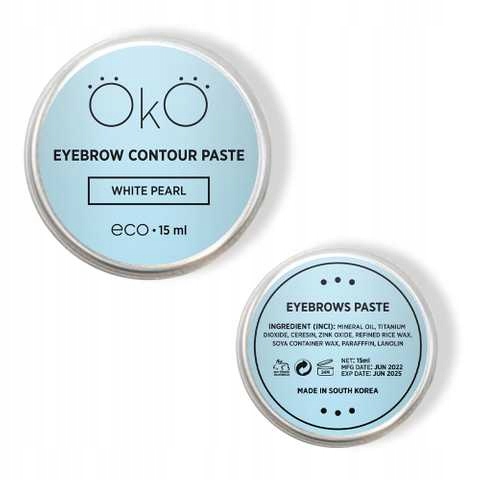 Pasta do konturowania brwi OKO Eyebrow Contour Paste White Pearl, 15ml