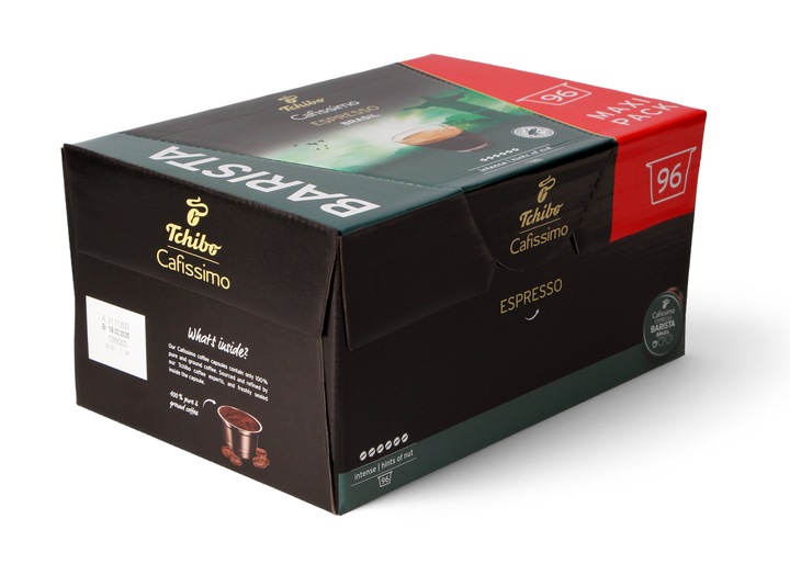 Kawa kapsułki Tchibo Cafissimo Brasil 96 kaps.