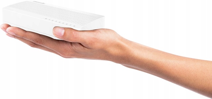 SWITCH 8-PORTOWY LAN RJ45 ROZDZIELACZ PRZEŁĄCZNIK ETHERNET 10/100 Mb/s