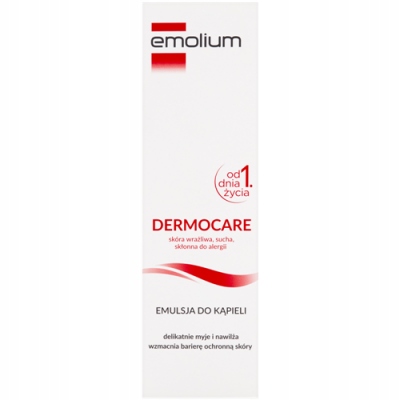 Emolium Dermocare Emulsja do kąpieli, skóra wrażliwa, sucha, 200 ml
