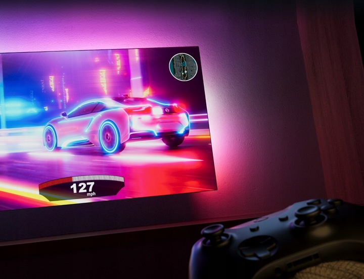 Telewizor 55 cali LED Philips 55PUS8558 Google TV Ambilight 4K UHD