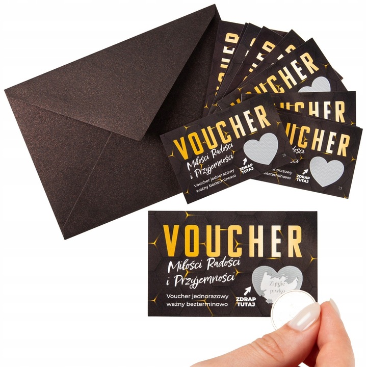 KUPON ZDRAPKI HOT X10 PREZENT NA DZIEŃ CHŁOPAKA MĘŻCZYZN FACETA