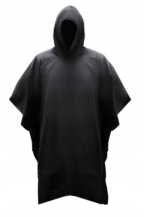 PONCHO WINYLOWE PRZECIWDESZCZOWE MFH CZARNE