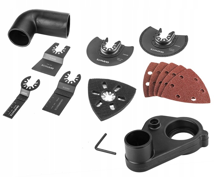 Urządzenie wielofunkcyjne 250W, osprzęt GRAPHITE