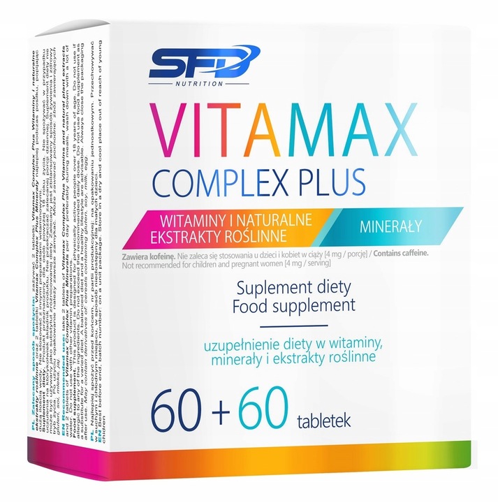 SFD Vitamax Complex Plus 60 + 60 tabletek