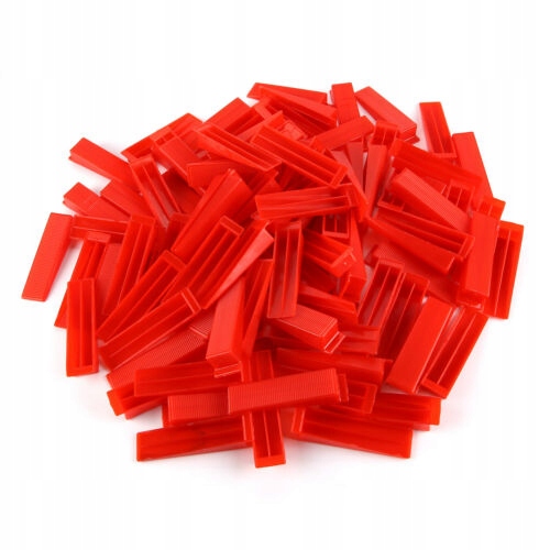 MOCNY ZESTAW SYSTEM POZIOMOWANIA PŁYTEK KLIPSY KLINY SZCZYPCE 2mm