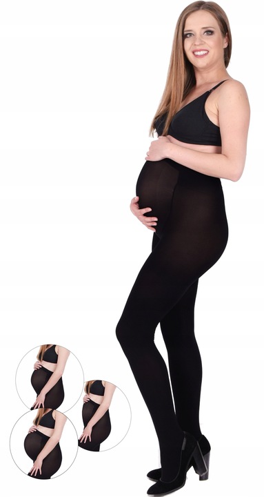100den Rajstopy Ciążowe MIKROFIBRA pełne z PANELEM
