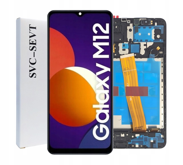 ORYGINAŁ WYŚWIETLACZ EKRAN LCD DO SAMSUNG GALAXY M12 RAMKA SM-M127