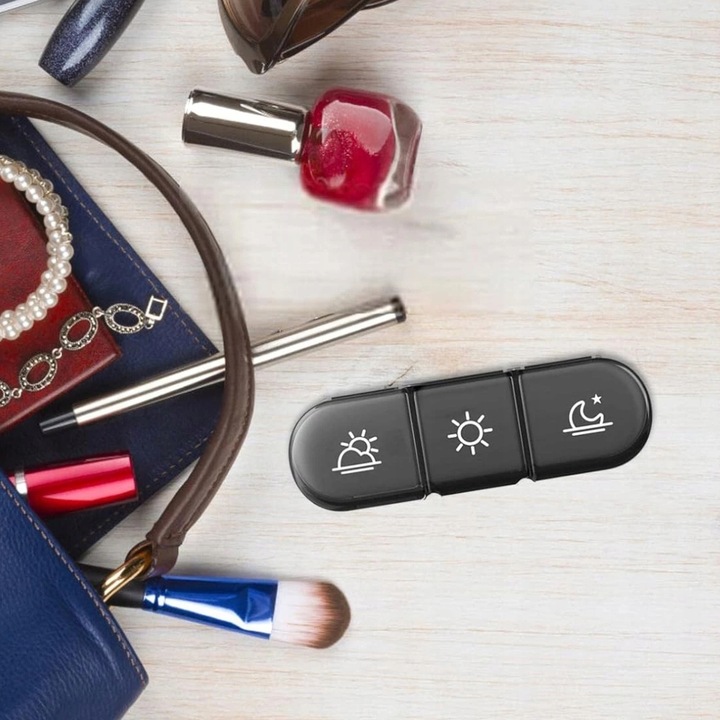 KASETKA NA TABLETKI LEKI TYGODNIOWA ORGANIZER POJEMNIK 7 dni 3 pory dnia