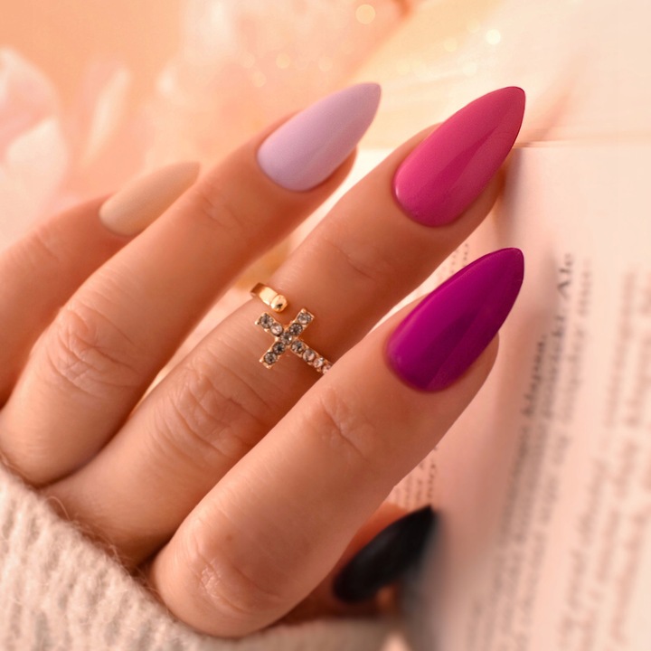 SEMILAC LAKIER HYBRYDOWY 103 ELEGANT RASPBERRY 7ml