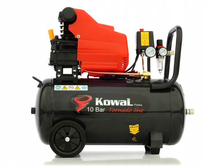 PROFESJONALNY 12Bar KOMPRESOR 50L olejowy tłokowy sprężarka pompa powietrza